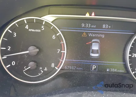 2021 Nissan Altima Sr Fwd из США, поврежденный, VIN 1N4BL4CV0MN332534